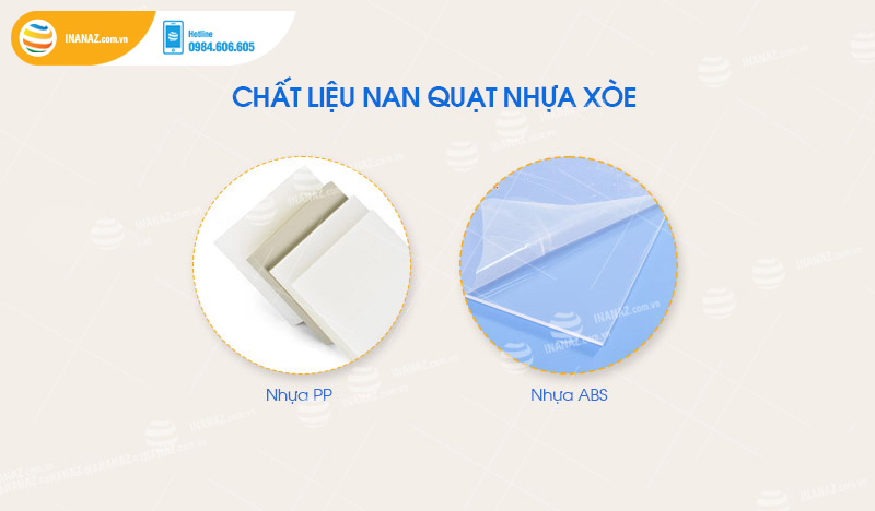 Nan hoa (khung quạt nhựa xòe)
