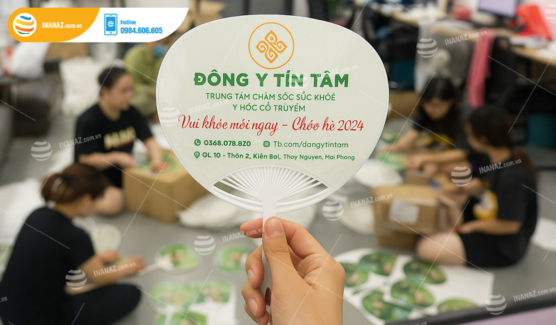 Mẫu quạt nhựa quảng cáo bệnh viện