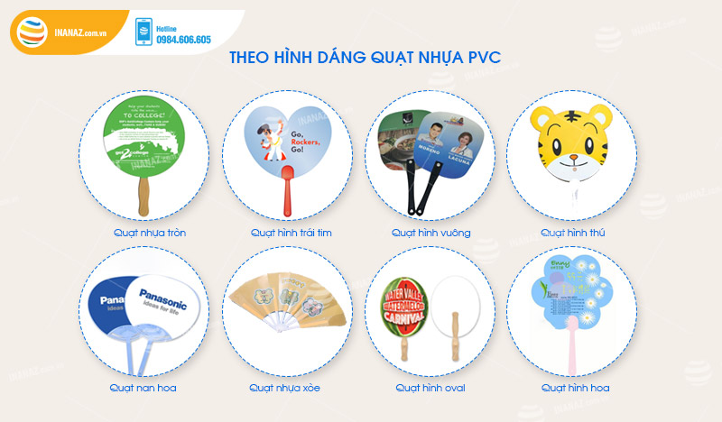 Theo hình dáng quạt