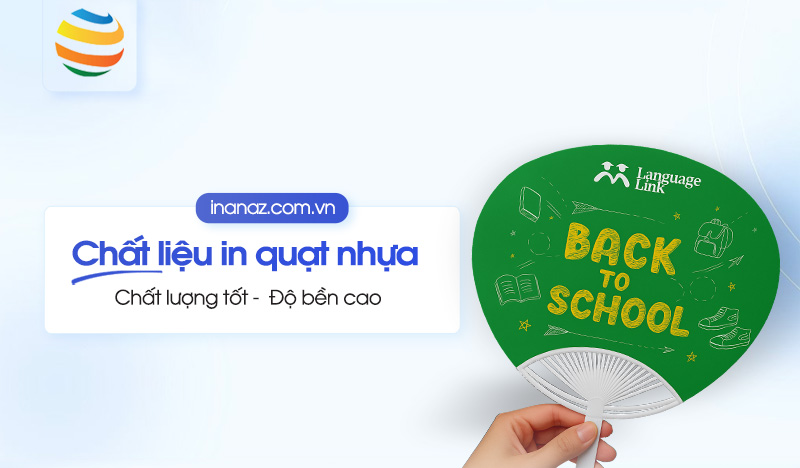 Chất liệu in quạt nhựa quảng cáo thông dụng hiện nay