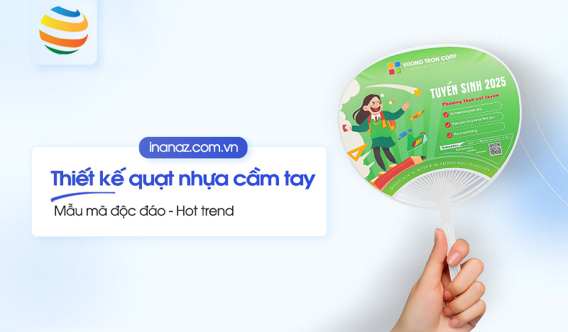 Xu hướng thiết kế quạt nhựa cầm tay độc đáo nhất