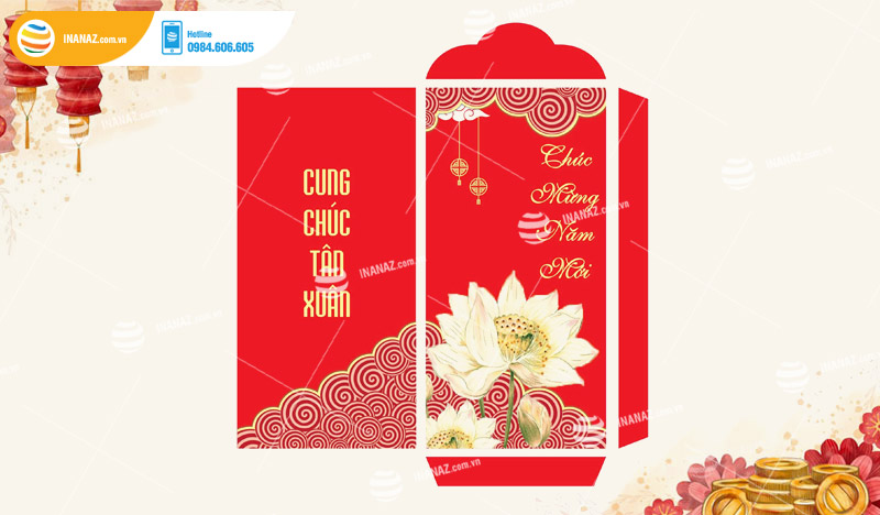 Mẫu bao lì xì Tết Bính Ngọ 2026
